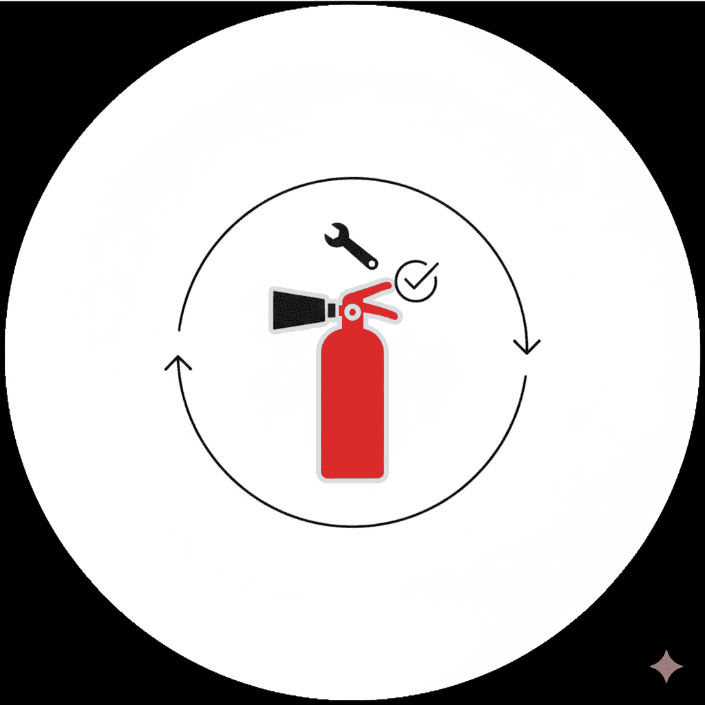 Feuerlöscher Wartung