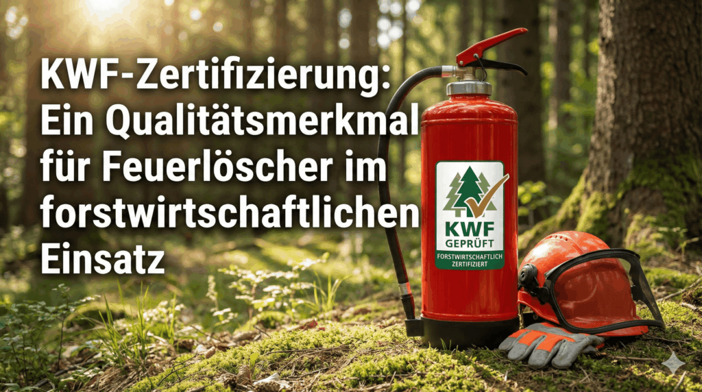 Feuerlöscher KWF-Zertifizierung