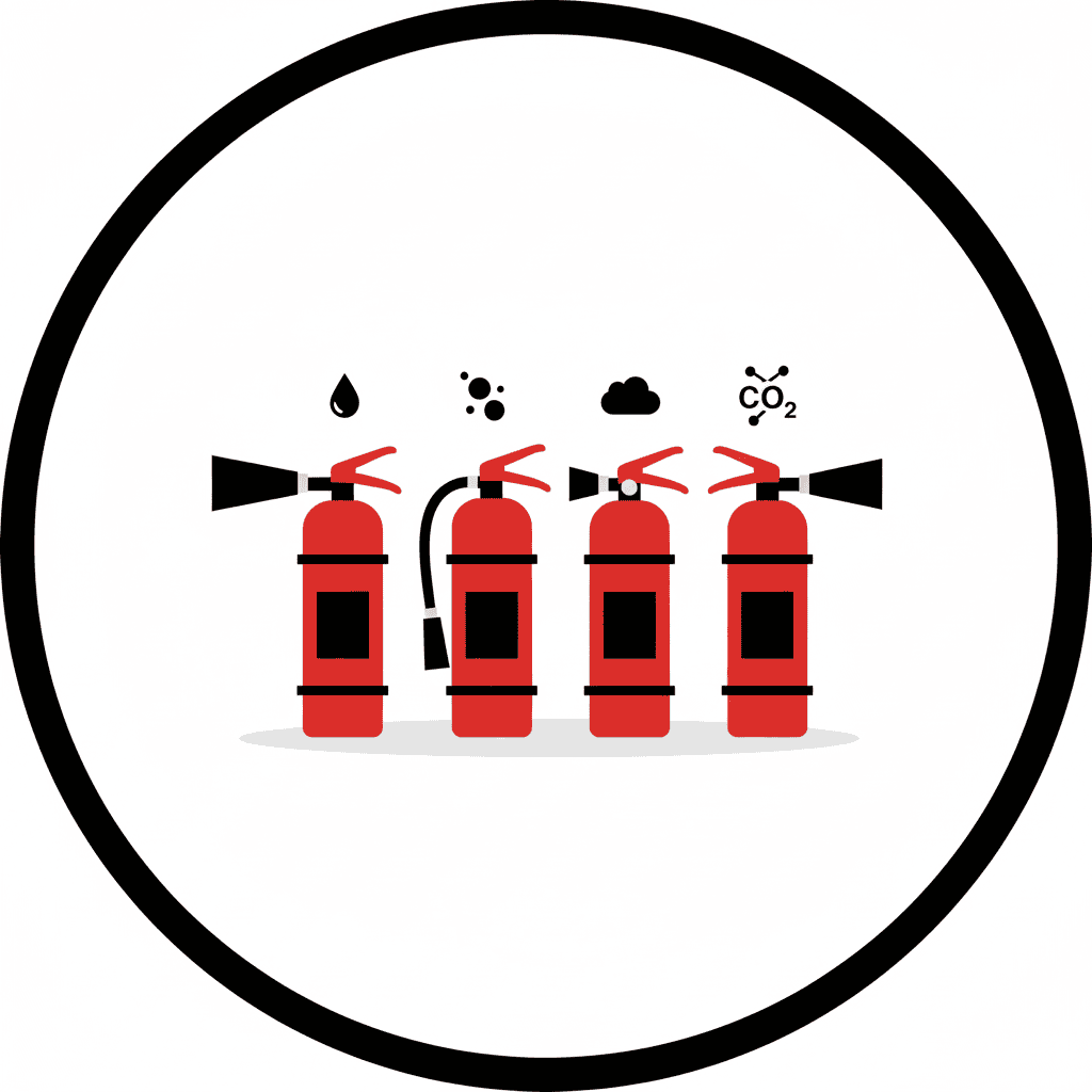 Feuerlöscher Typen